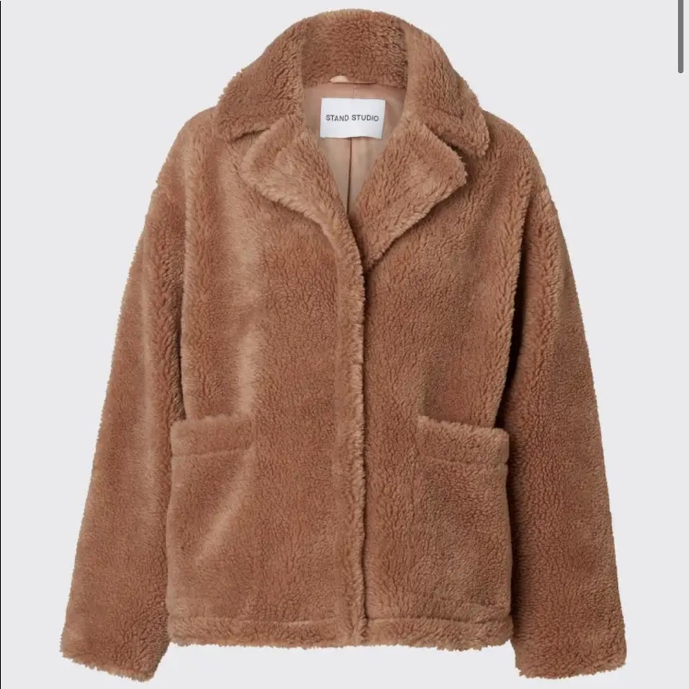 Stand Studio Marina teddy jacket 🐻